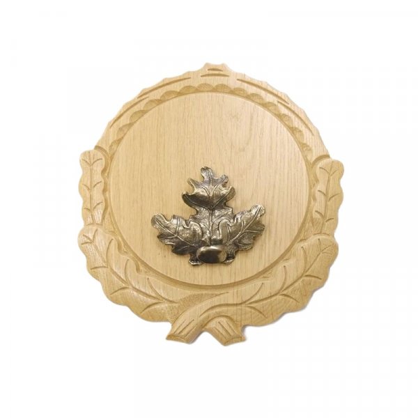 mit Eichenlaub massiv + groß