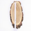 1 Stück Trophäenschild AKAZIE AF 23-24cm Reh sehrgroß Rehbock Geweih Scheibe Baumschild