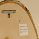 Birke Rothirsch AF 47 cm Hirsch Schild Troph&auml;enschild Geweih Baumschild Natur Holz modern