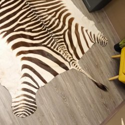 Zebra Fell Hartmann Bergzebra Vorleger mit Genehmigung zum Verkauf 87.100.18