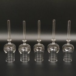 Schnapsanbieter 5 Gläser mit Stil auf Wurzel Steckglas Set Schnaps Geschenk Neu 27.60.1.3