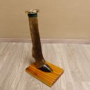 Bein Huf Fuß Geweih Ascher Hirsch mit Aschenbecher 27.5.4