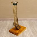 Bein Huf Fuß Geweih Ascher Hirsch mit Aschenbecher 27.5.4