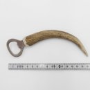 Flaschenöffner mit Hirschgeweih L 16 cm Rothirsch Hirsch Geweih Stange Griff 27.2.120