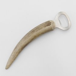 Abrebotellas con cuerno de ciervo L 16 cm Ciervo rojo Cuerno de ciervo Mango 27.2.121
