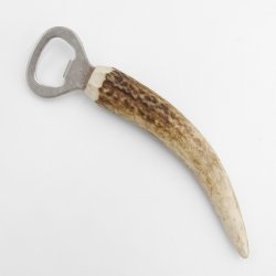 Abrebotellas con cuerno de ciervo L 16 cm Ciervo rojo Cuerno de ciervo Mango 27.2.124