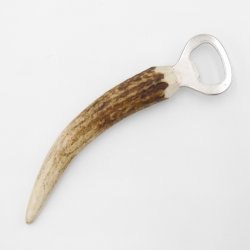 Abrebotellas con cuerno de ciervo L 16 cm Ciervo rojo Cuerno de ciervo Mango 27.2.124