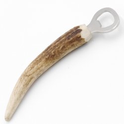 Abrebotellas con cuerno de ciervo L 16 cm Ciervo rojo Cuerno de ciervo Mango 27.2.124