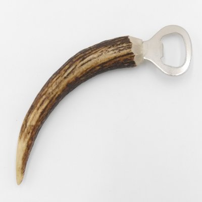 Abrebotellas con cuerno de ciervo L 15-16 cm Ciervo rojo Cuerno de ciervo Mango 27.2.126