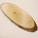 Birke Rothirsch AF 57 cm Hirsch Schild Troph&auml;enschild Geweih Baumscheibe Baumschild Natur Holz modern