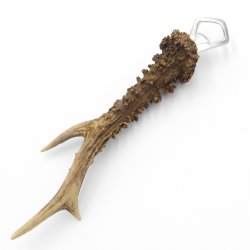 Flesopener Opener Ree Gewei Staaf Hoorn Afwerpstaaf Lengte 27 cm 27.1.418