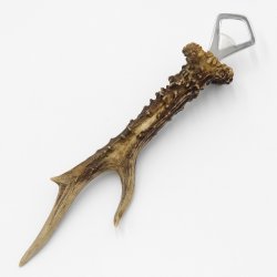 Abridor de botellas Abridor Cuerno de ciervo Barra de cuerno Barra desprendible Longitud 28 cm 27.1.420