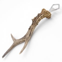 Abrebotellas Abridor Cuernos de ciervo Barra de cuerno Barra desprendible Longitud 27 cm 27.1.429