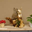Marder Wolpertinger Wolpi Präparat Rehgeweih große Flügel Höhe 51 cm 86.10.12