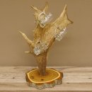 Schnaps Anbieter Akazieschild Schnapsbrett Damhirsch 6 Stück Gläser Krügel 27.7.6.13