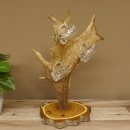 Schnaps Anbieter Akazieschild Schnapsbrett Damhirsch 6 Stück Gläser Krügel 27.7.6.13