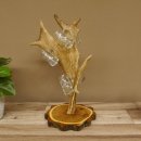 Schnaps Anbieter Akazieschild Schnapsbrett Damhirsch 6 Stück Gläser Krügel 27.7.6.13