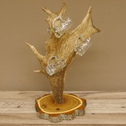 Schnaps Anbieter Akazieschild Schnapsbrett Damhirsch 6 Stück Gläser Krügel 27.7.6.13