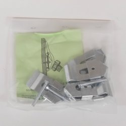 10 Stück Gehörnklammern Fritzmann Metall für Rehgeweihe 52.2.7-10