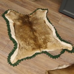 Hirschfell Mufflonfell Hirsch Mufflon Fell Fellreste für Bastler