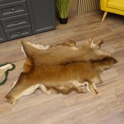 Hirschfell Mufflonfell Hirsch Mufflon Fell Fellreste für Bastler