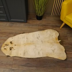 Wildschweinfell Fell Schwarzwild Schwarte Sauschwarte Vorleger Länge 111 cm 87.6.39