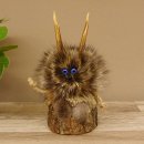 Wolpertinger Wolpi Mini Präparat taxidermy blaue Augen Höhe 23 cm 86.1.1.44
