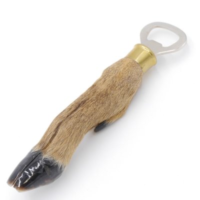 Flaschenöffner Rehfuß Rehpfote Fuß Bieröffner Öffner Geschenk Länge 18 cm 27.10.246