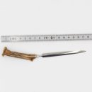 Brieföffner Brief Öffner mit Rehgeweih Horn Griff Reh Geweih Länge 17,5 cm 27.17.43