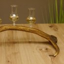 Schnapsanbieter 4 kleine Gläser Steckglas mit Stiel auf Rothirschstange Geschenk 27.60.2.13