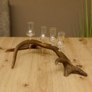 Schnapsanbieter 4 kleine Gläser Steckglas mit Stiel auf Rothirschstange Geschenk 27.60.2.15