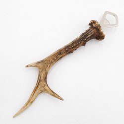 Flaschenöffner Rehstange Öffner Reh Geweih Stange Horn Abwurfstange Länge 29 cm 27.1.472