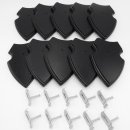 10 x Wappenschilder AF 19 x12 cm Reh Schild...