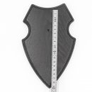 10 x Wappenschilder AF 19 x12 cm Reh Schild Trophäenschilder in Eiche dunkel 10 x Gehörnklammern