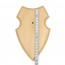 10 Stück Wappenschilder AF 19 x12 cm Reh Schild Trophäenschilder in Eiche hell Neu