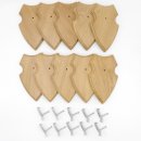 10 Stück Wappenschilder AF 19 x12 cm Reh Schild...