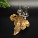 Schnapsanbieter kleine 2 Gläser mit Stiel auf Wurzel Steckglas Set Schnaps Geschenk Neu 27.60.1.53