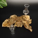 Schnapsanbieter kleine 2 Gläser mit Stiel auf Wurzel Steckglas Set Schnaps Geschenk Neu 27.60.1.53
