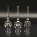Schnapsanbieter kleine 3 Gläser mit Stiel auf Wurzel Steckglas Set Schnaps Geschenk Neu 27.60.1.54