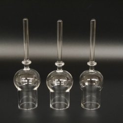 Schnapsanbieter kleine 3 Gläser mit Stiel auf Wurzel Steckglas Set Schnaps Geschenk Neu 27.60.1.54