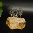 Schnapsanbieter kleine 3 Gläser mit Stiel auf Wurzel Steckglas Set Schnaps Geschenk Neu 27.60.1.59