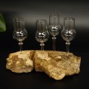 Schnapsanbieter kleine 4 Gläser mit Stiel auf Wurzel Steckglas Set Schnaps Geschenk Neu 27.60.1.63