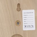 Trophäenschild mit Kieferfach AF 17x10 cm Reh Schild wahlweise hell oder dunkel