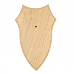 Trophäenschild mit Kieferfach AF 17x10 cm Reh Schild wahlweise hell oder dunkel