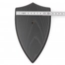 Trophäenschild wappenform mit Kieferfach AF 18x11 cm Reh Schild wahlweise in hell oder dunkel