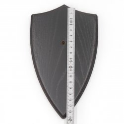 Trophäenschild wappenform mit Kieferfach AF 18x11 cm Reh Schild wahlweise in hell oder dunkel