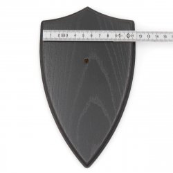 Trophäenschild wappenform mit Kieferfach AF 18x11 cm Reh Schild wahlweise in hell oder dunkel