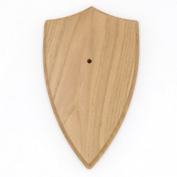 Trophäenschild wappenform mit Kieferfach AF 18x11 cm Reh Schild wahlweise in hell oder dunkel