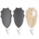 3 Trophäenschilder mit Kieferfach AF 19x10 cm Reh...