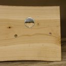 Garderobe mit 6 Gamshaken + Gamsgeweih auf Holzbrett Wandgarderobe Geweih Unikat 27.8.95